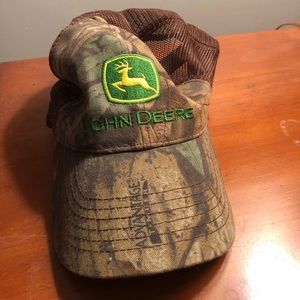 John Deere Adjustable Mesh Camo Hat